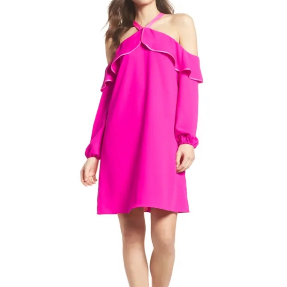 Lilly Pulitzer Abrielle Dress In Berry Sangria